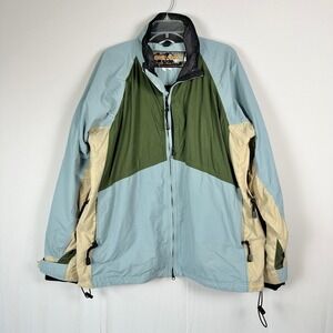 Santa‎ Cruz Colorblock Ski Snowboard Jacket Men's L Winter Sports Outdoor Cabin